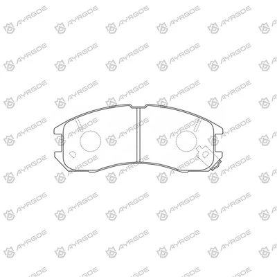 D3053M kousinen fren pou Mazda Protege BJ12