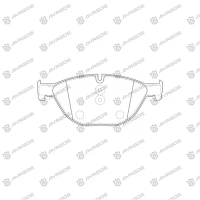 PN0385W kousinen fren pou BMW 535D Gran Turismo F07